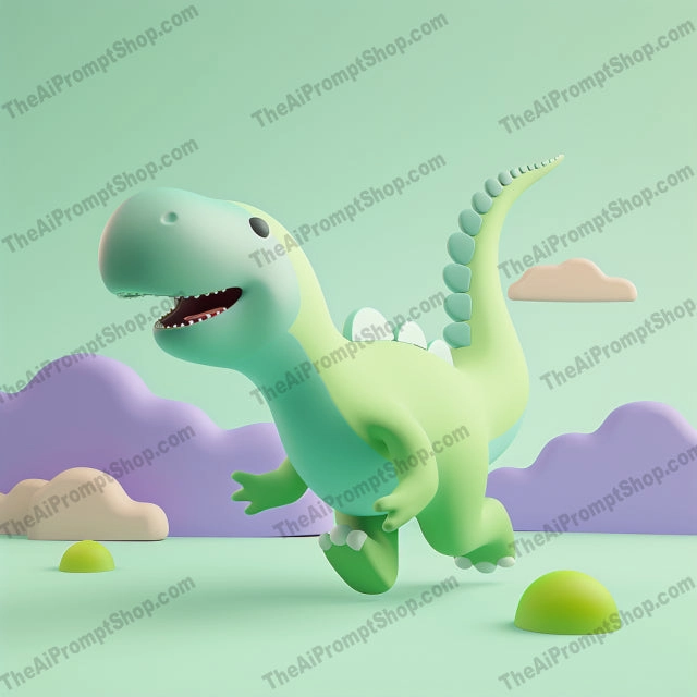 Pastel 3D Characters AI MidJourney Image Prompt, 9324