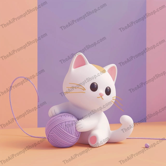 Pastel 3D Characters AI MidJourney Image Prompt, 9324