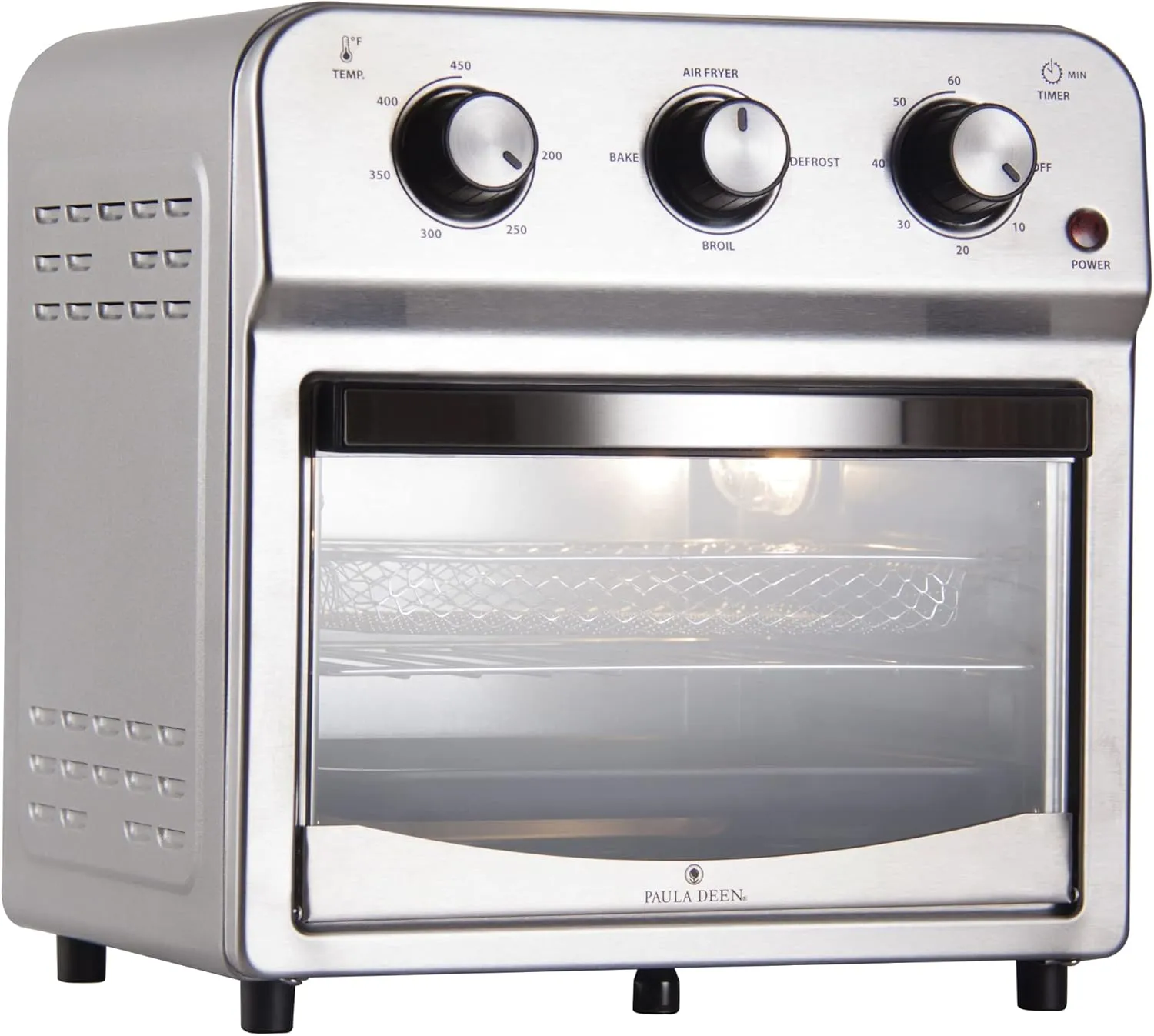 Paula Deen 12.6 Quart Convection Air Fryer Oven - Silver (Renewed)