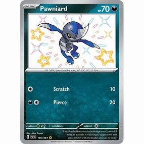 Pawniard (185/091) [SV: Paldean Fates]