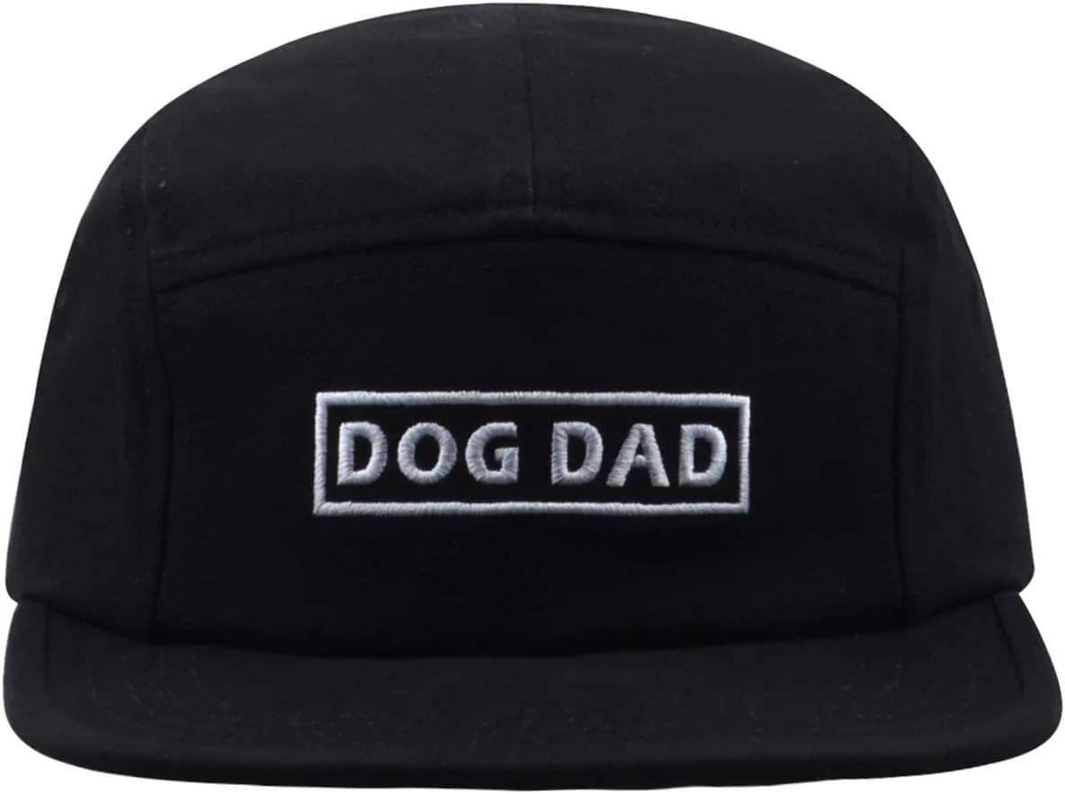 Pet and Wildlife-Themed 5-Panel Camp Caps Cat Dog Dachshund Capybara Opossum Hats for Animal Enthusiasts