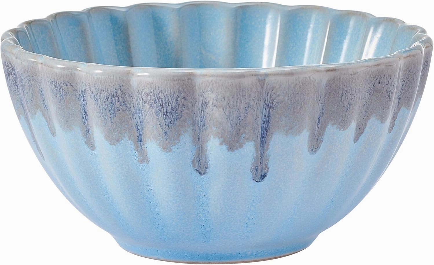 Pfaltzgraff Lucinda Scalloped Rim 12 Piece Plate Bowl Dinnerware Set, Service for 4