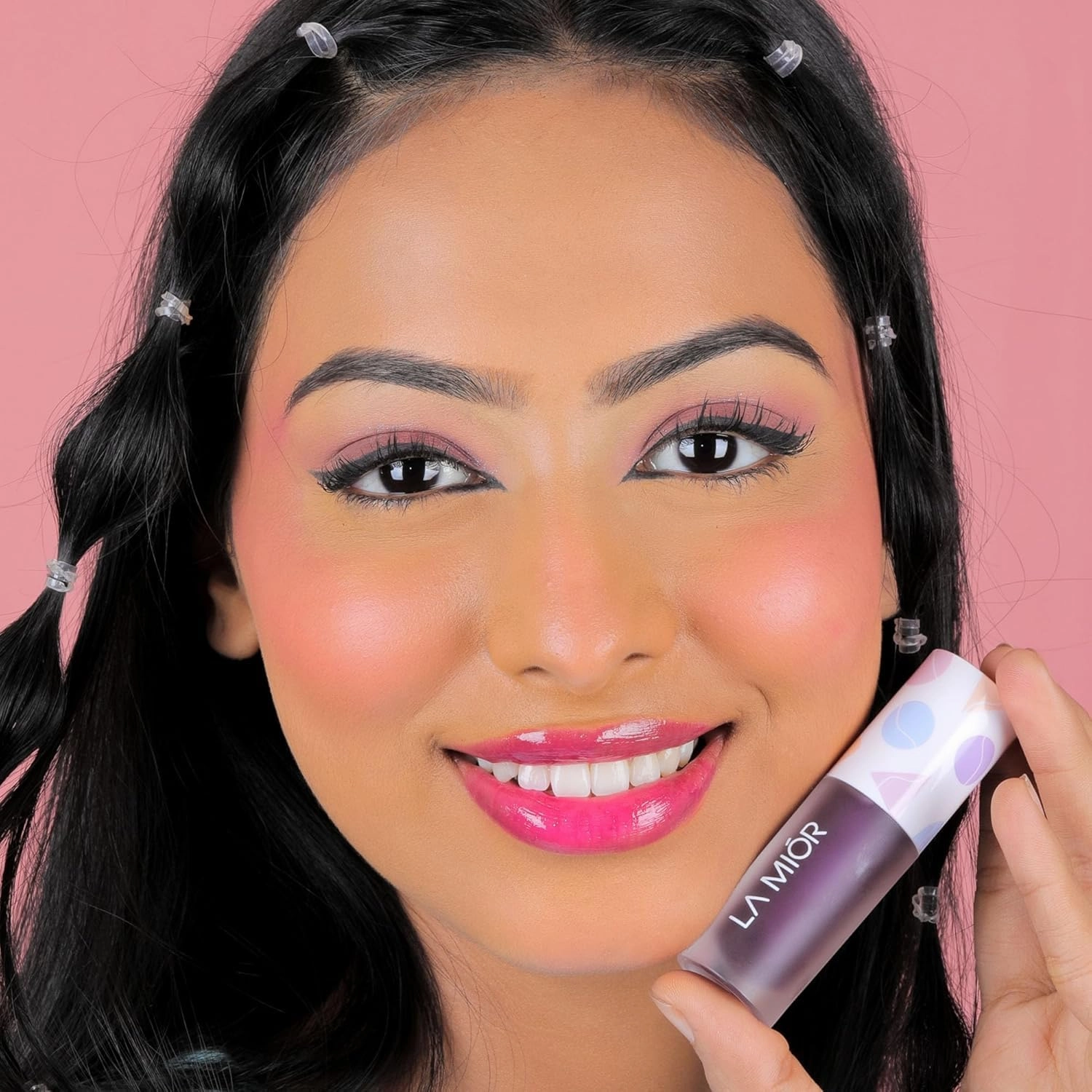 pH Adaptive Lip Tint - Colour Changing pH Tint, Long-Lasting, Nourishing Lip Oil Stain with Jojoba & Almond Oils (Jamun Ball (Plum to Deep Cherry), 5ML)