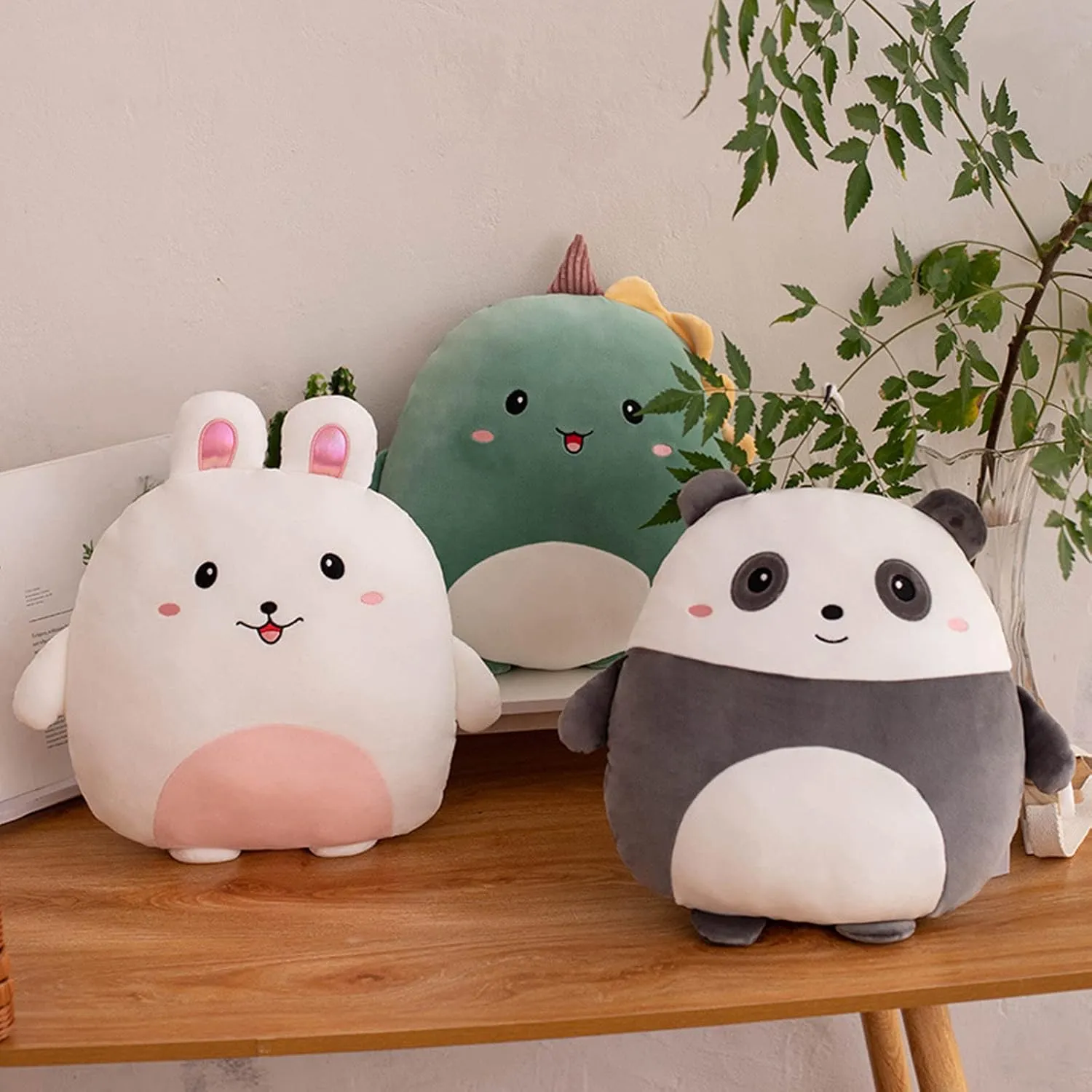 Pig Stuffed Animal Plush Pillow, 16 inch Pig Plushies Toy Cute Pink Pig Plush Throw Pillow Toy Gifts for Room Decor Kids Birthday Valentine
