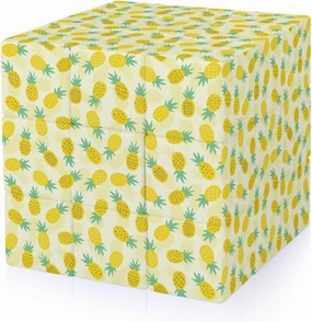 Pineapple Splash Funny 3x3x3 Cube Smooth Lightweight Puzzle for Adult Graphic Printing Travel