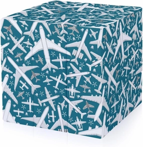 Plane Pattern Aircraft Airplane Jet Funny 3x3x3 Cube Smooth Lightweight Puzzle for Adult Graphic Printing Travel