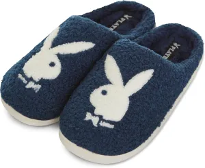 Playboy Mens Slippers Gifts for Men Extra Cozy Fuzzy House Slippers Slip On