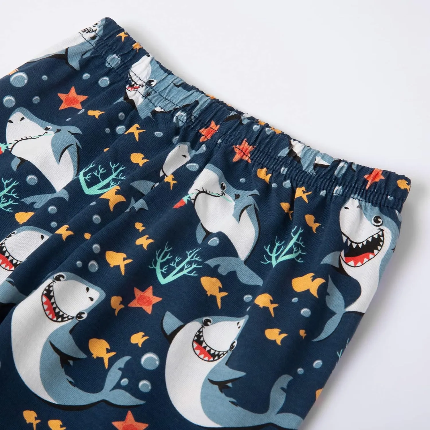 Popshion Boys Pajamas 100% Cotton Truck Pjs Toddler 2 Piece Sleepwear Kids Winter Clothes Set 3t-10t