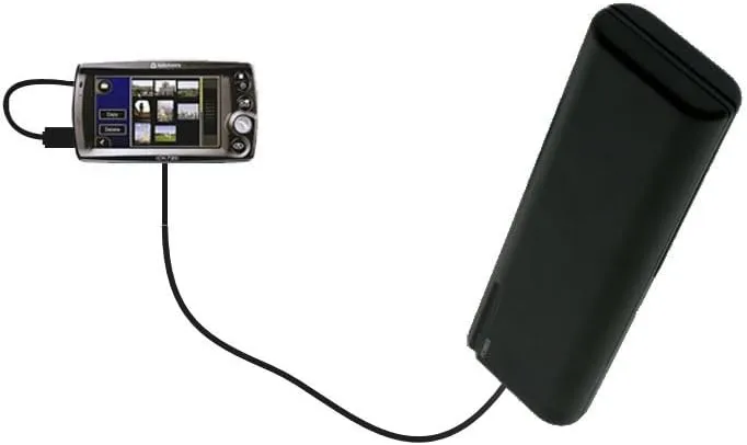 Portable AA Battery Pack Designed for The Navman ICN 750 - Powered by 4 X AA Batteries to Provide Emergency Charge. Built Using TipExchange Technology