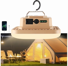 Portable Rechargeable LED Camping Lights for Hanging,Waterproof Outdoor Light,Super Bright Hanging Lanterns for Tents, Canopies, Outdoor