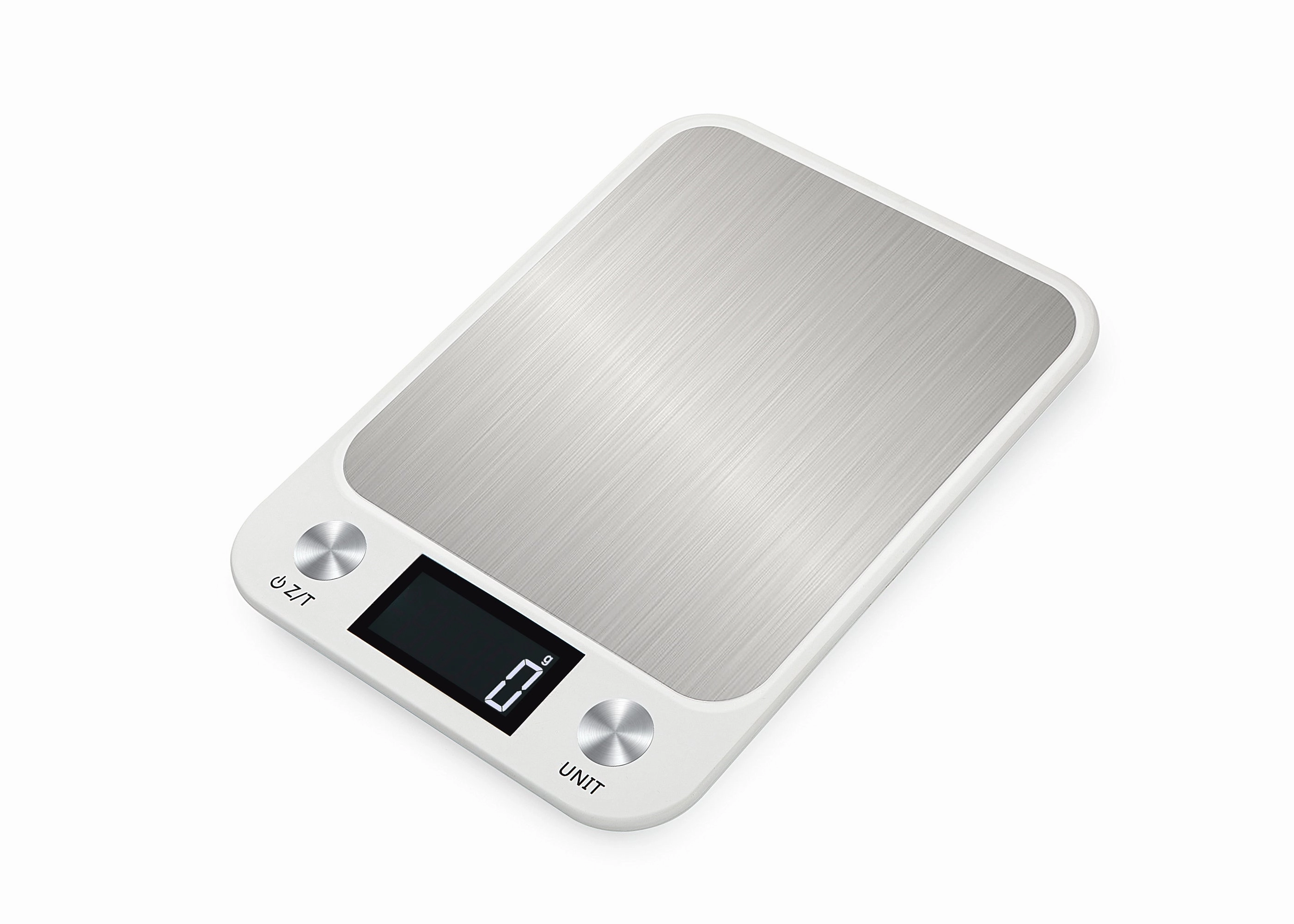 Premium Kitchen Scale 15Kg/1g – Stainless Steel Digital Food and Coffee Weighing Scale, LED Display, Battery-Powered, Multi-Unit Options for Cooking and Baking