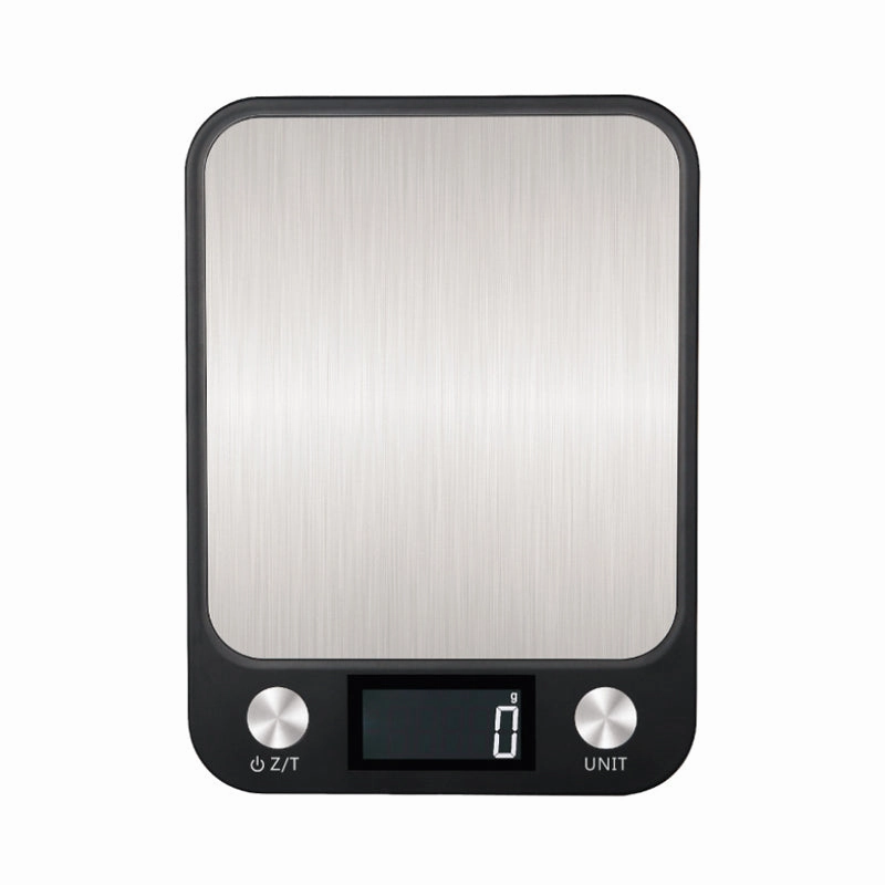 Premium Kitchen Scale 15Kg/1g – Stainless Steel Digital Food and Coffee Weighing Scale, LED Display, Battery-Powered, Multi-Unit Options for Cooking and Baking