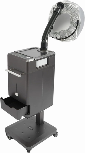 Professional Nano Hair Steamer, Portable Hooded Hair Dryer with Storage Drawer, Multifunctional Adjustable Perm Dyeing Machine, Smart Control Hair Care Equipment for Beauty Salon Home