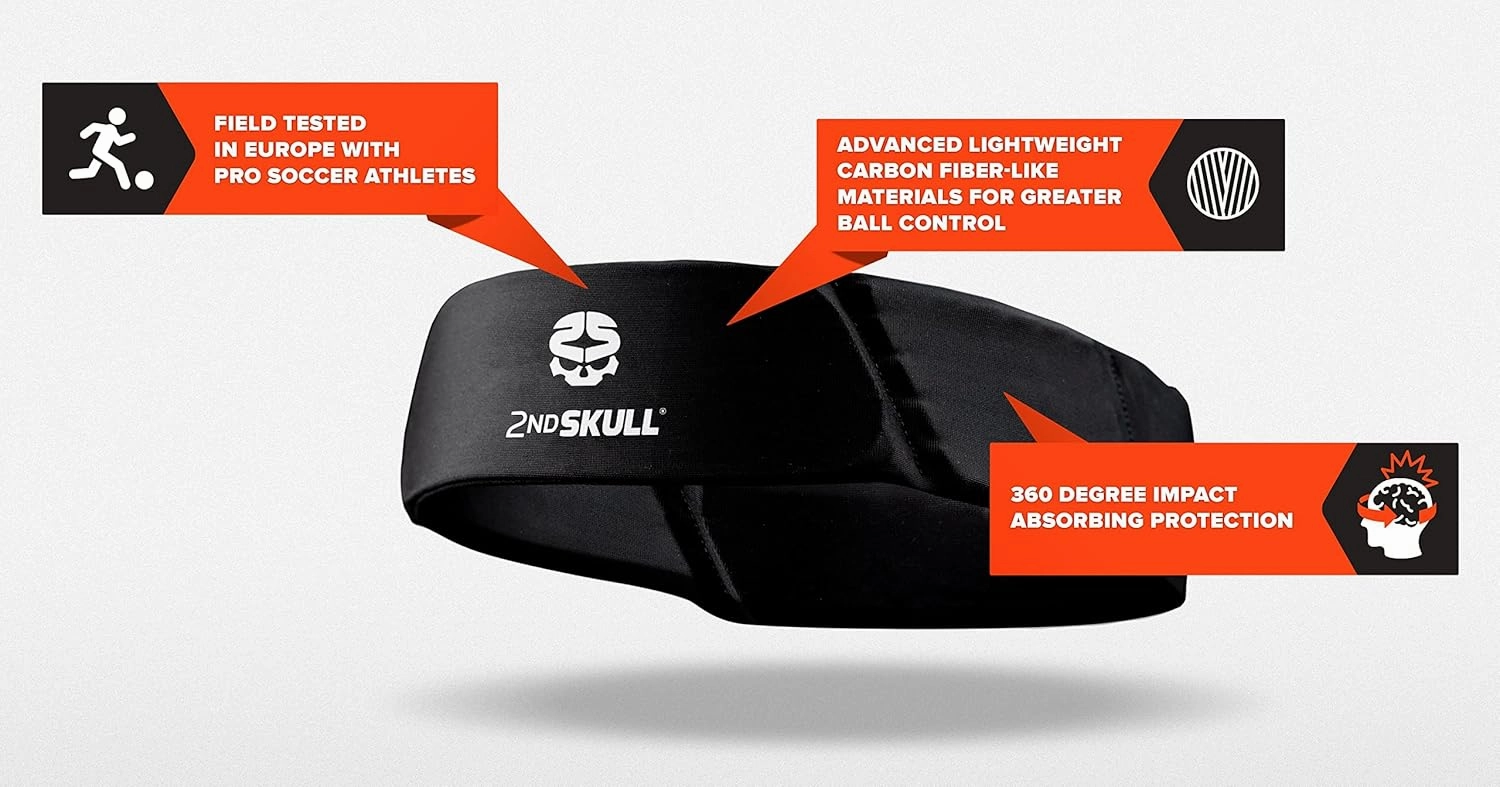 Protective Sports Pro Headband - Impact-Reducing Protective Headgear; Thin, Lightweight Athletic Headwear