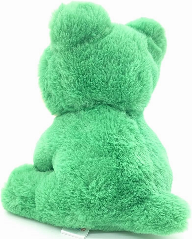 Pug Stuffed Animal Dressed Up as a Frog, Plush Soft Toy Cute Fluffy Froggy Plushie Costume Puppy, Perfect Easter Basket Stuffers Gift for Kids, Party Suppliers