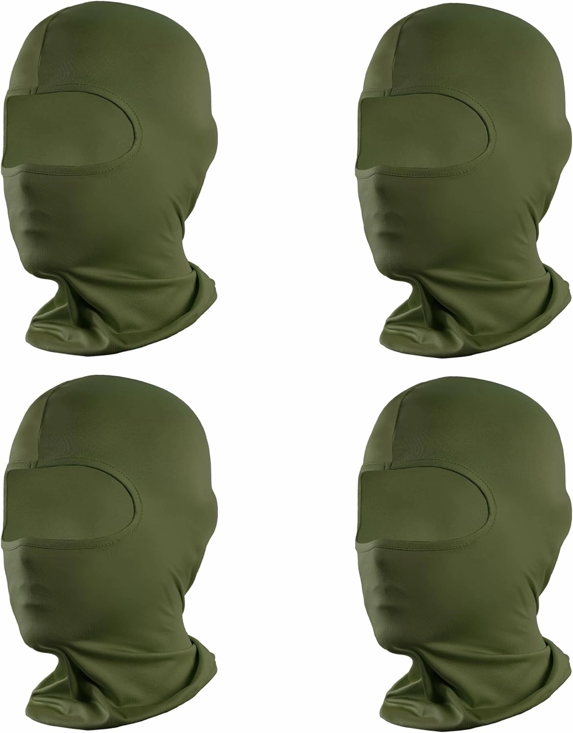 Pukavt 1-4 Pack Balaclava Face Mask, Ski Mask for Men Women, UV Protection Windproof Scarf for Motorcycle Snowboard Cycling