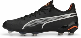 PUMA Mens King Ultimate Firm Ground/Ag Soccer Cleats Cleated, Firm Ground, Turf - White