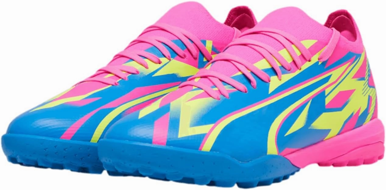 PUMA Ultra Match Turf Training Ultra Blue/Yellow Alert/Luminous Pink
