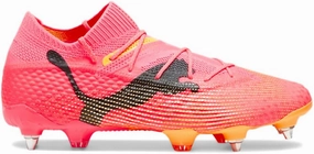 Puma Womens Future 7 Ultimate Rush Firm GroundArtificial Ground Soccer Cleats - Pink - Size 8 M