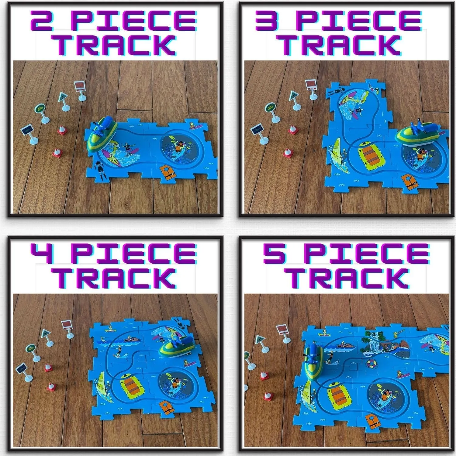 Puzzle Board Jigsaw Puzzles. BO Jet Ski Toy Vehicle Themed Floor Puzzle Car Play Mat. Car Tracks Jigsaw Puzzles for Kids, Puzzle Toys, Jigsaw Puzzle Mat. Educational Toy Brain Puzzles, Toy Car Track