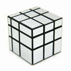 Qiyi 3x3 Silver Mirror Speed Professional Cube