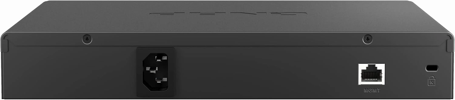 QNAP 20-Port 10GbE PoE   and 2.5GbE PoE  Managed Network Switch (QSW-M2116P-2T2S-US). Layer 2, Web Management