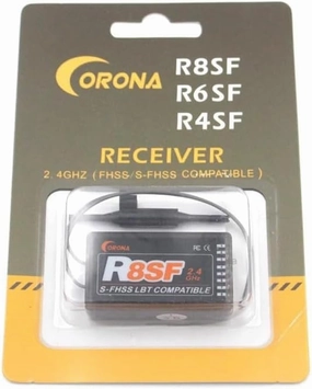 R4SF 4CH R8SF 8CH 2.4GHz S-FHSS/FHSS Compatible Receiver for FUTABA T6j T6K T8J T10J 14SG 16SZ 18MZ 4PLS Remote Control (R8SF)