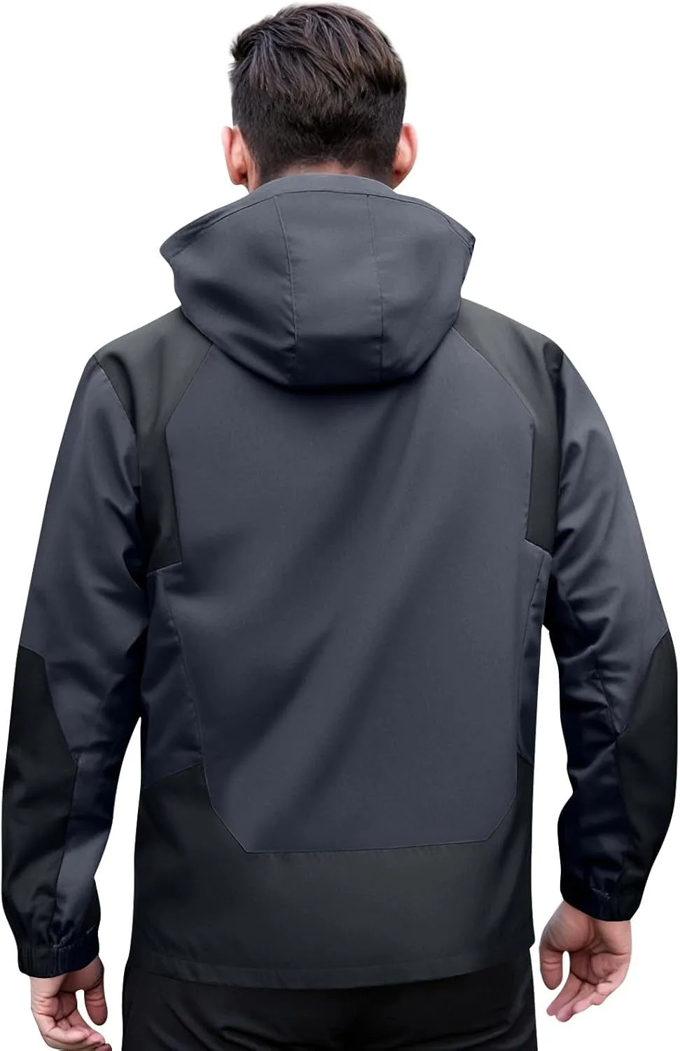 Rain Jacket Men Light Waterproof Rain Coats Ponchos Sun Protective Outdoor Jacket with Hooded