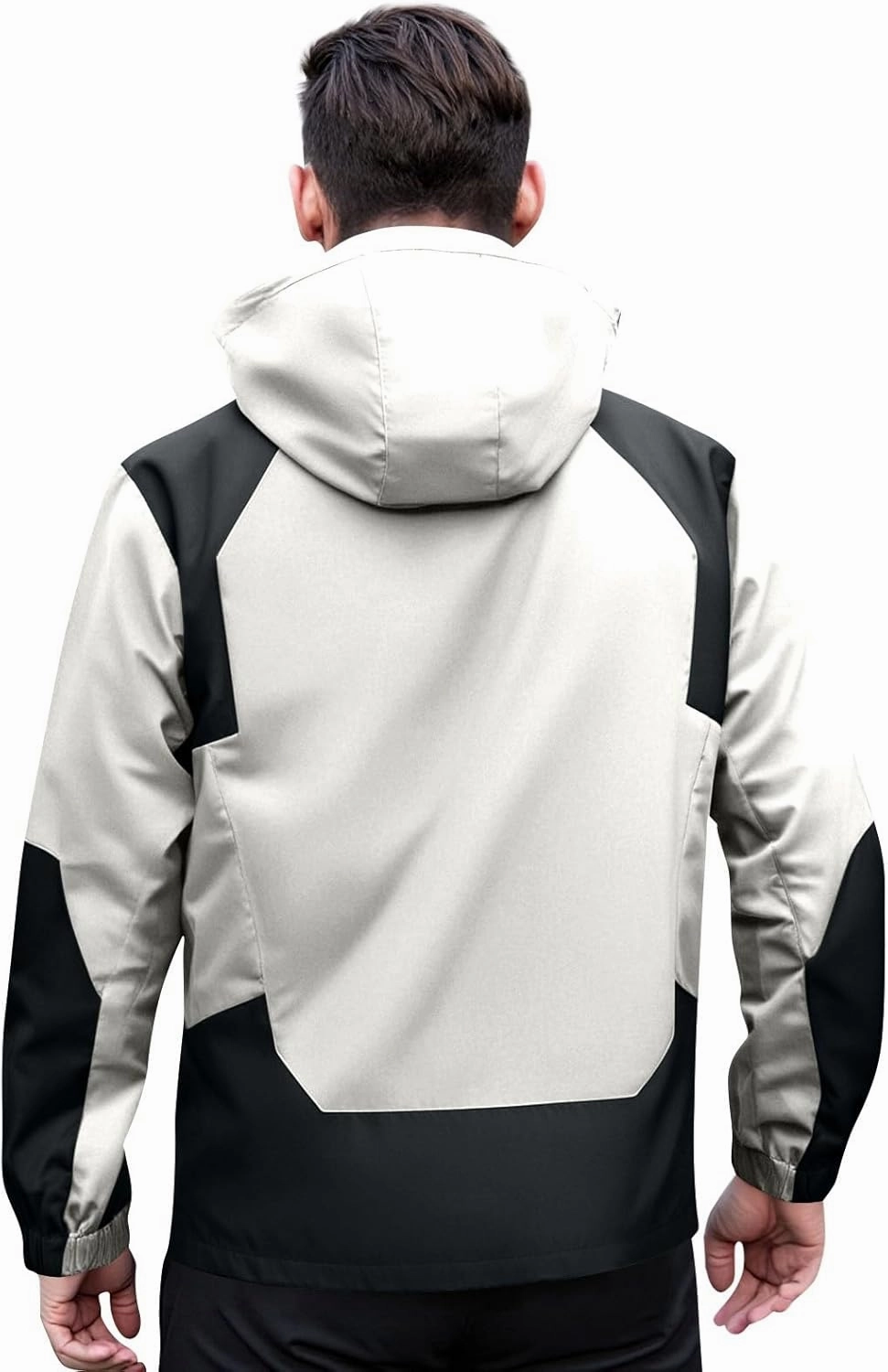 Rain Jacket Men Light Waterproof Rain Coats Ponchos Sun Protective Outdoor Jacket with Hooded