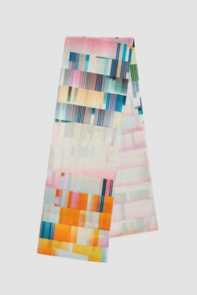 RAINBOW CUBE COTTON SILK SCARF