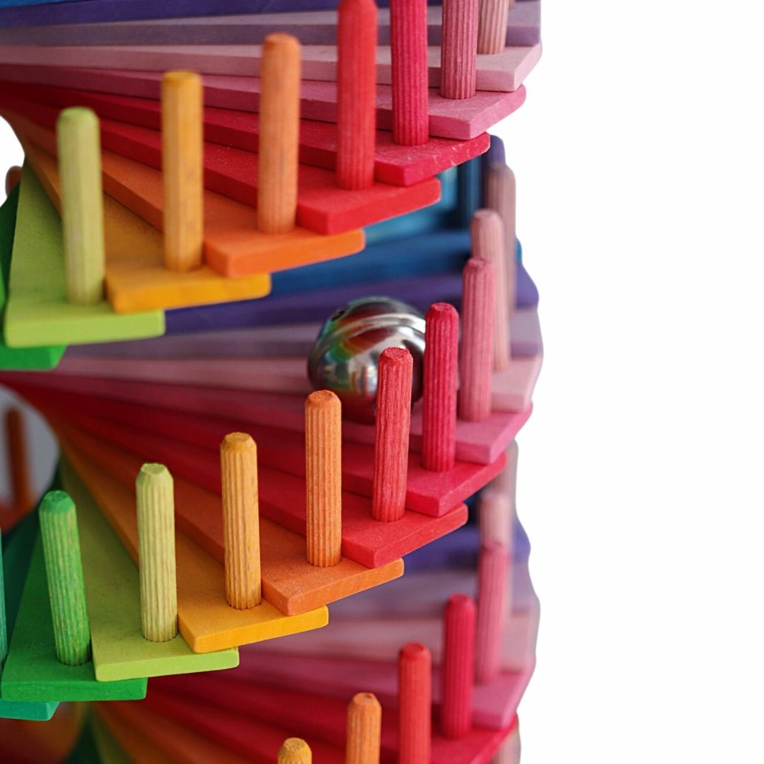 Rainbow Musical Ball Run Assembly Set