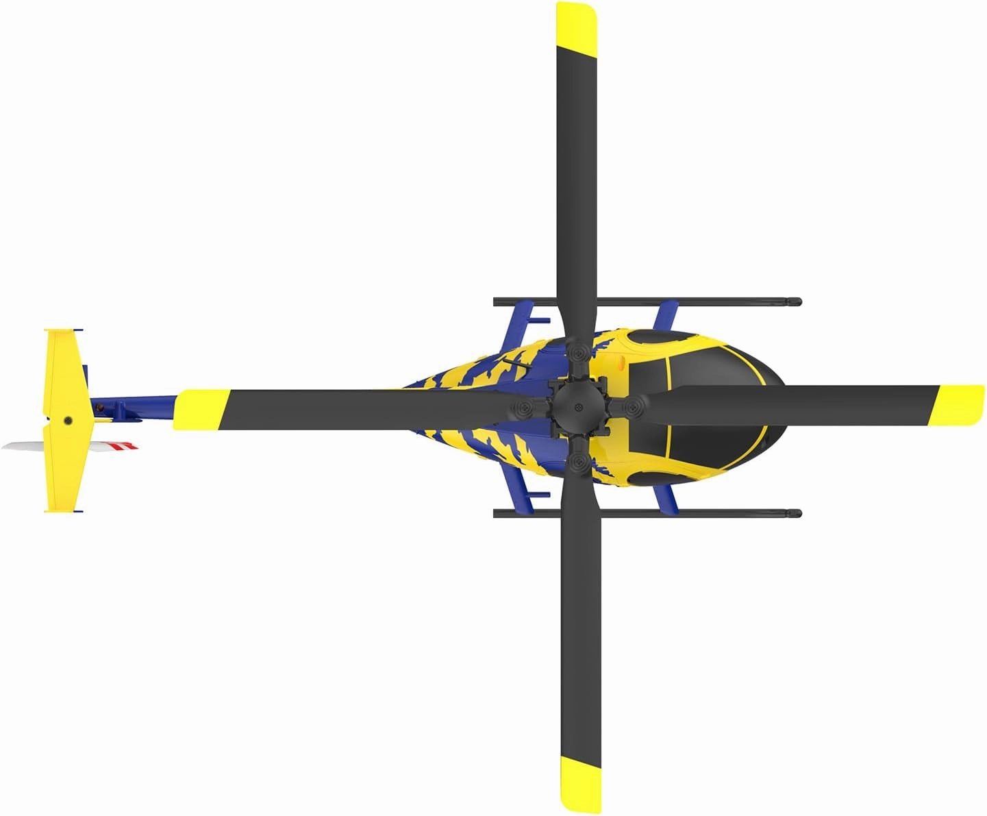 RC ERA C184 MD500 RC Helicopter for Adult, 2.4G 4CH 6-Axis No Aileron Remote Control Helicopter, Ultra-Stable Flight RC Aircraft with Optical Sensor & Upgraded Transmitter - 2 Battery