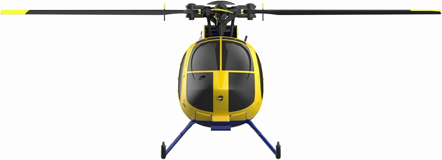RC ERA C184 MD500 RC Helicopter for Adult, 2.4G 4CH 6-Axis No Aileron Remote Control Helicopter, Ultra-Stable Flight RC Aircraft with Optical Sensor & Upgraded Transmitter - 2 Battery