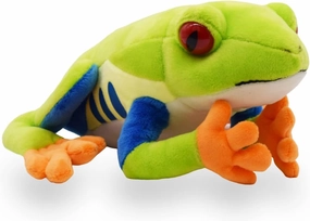 Realistic Red-Eyed Tree Frog Stuffed Animal Plushies Lifelike Animal Plush Toys Simulation Animals Super Soft Stuffed Toy