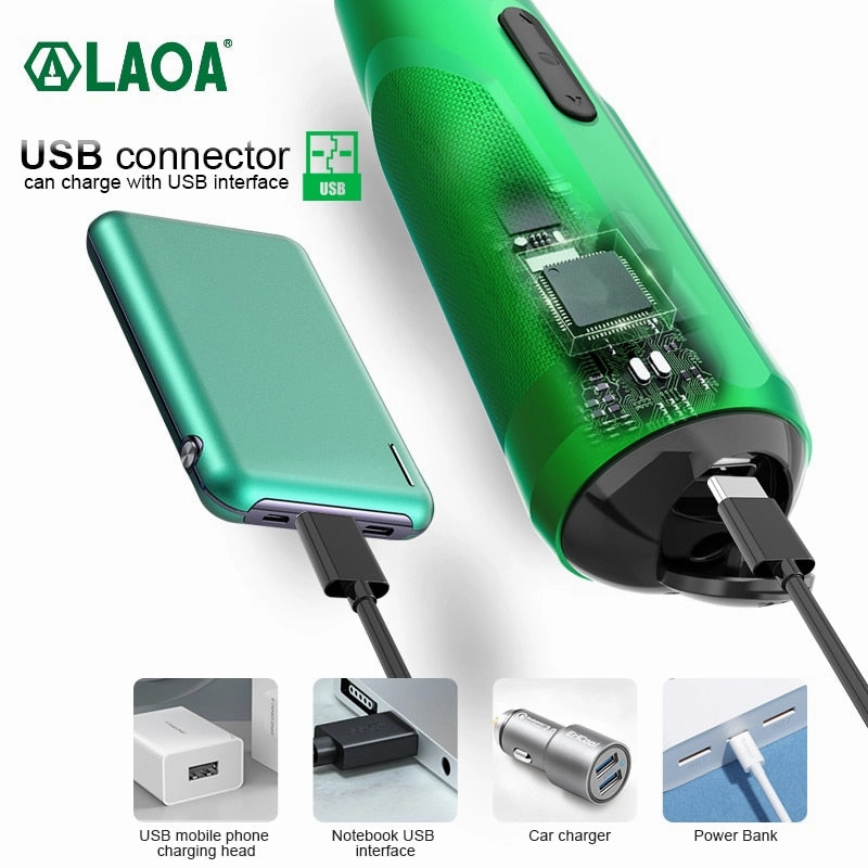 Rechargeable Cordless Screwdriver Set