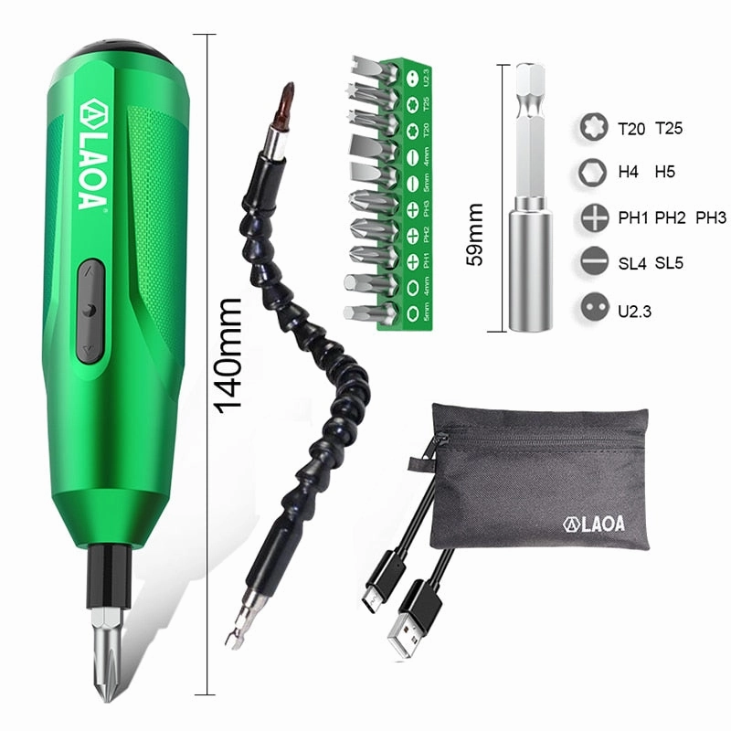 Rechargeable Cordless Screwdriver Set