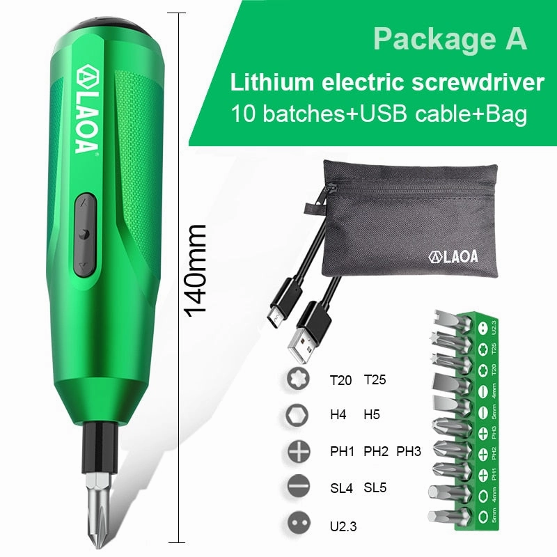 Rechargeable Cordless Screwdriver Set