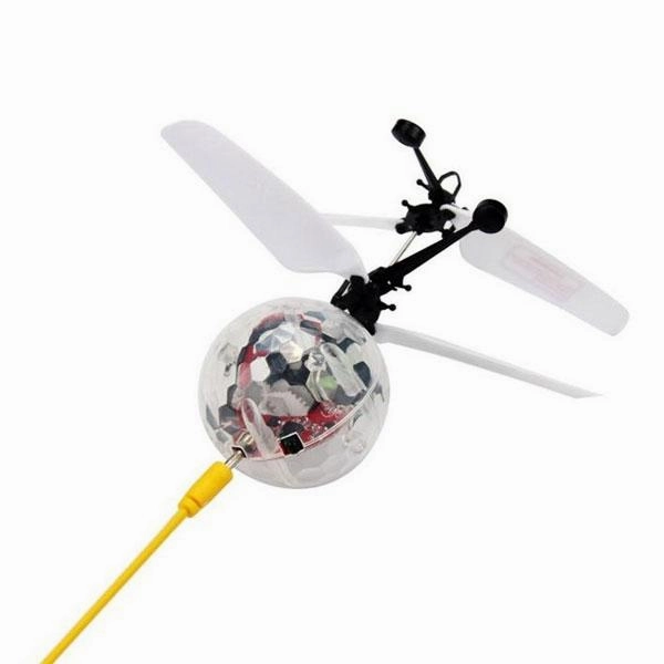 Rechargeable Flashing LED Light Hand-Controlled Infrared Induction Mini RC Flying Ball Toy for Kids Teenagers Indoor and Outdoor Games