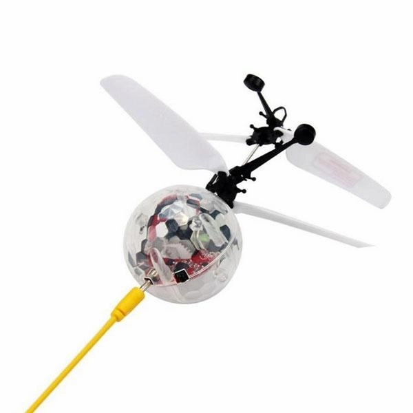 Rechargeable Flashing LED Light Hand-Controlled Infrared Induction Mini RC Flying Ball Toy for Kids Teenagers Indoor and Outdoor Games