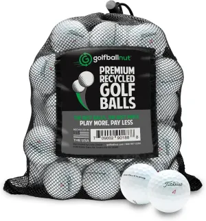 Recycled Golf Balls for Titleist Pro V1x 2021 - Premium Performance Used Golf Balls Bulk 4A Near Mint Condition – Includes Mesh Bag – (24-48)-Pack