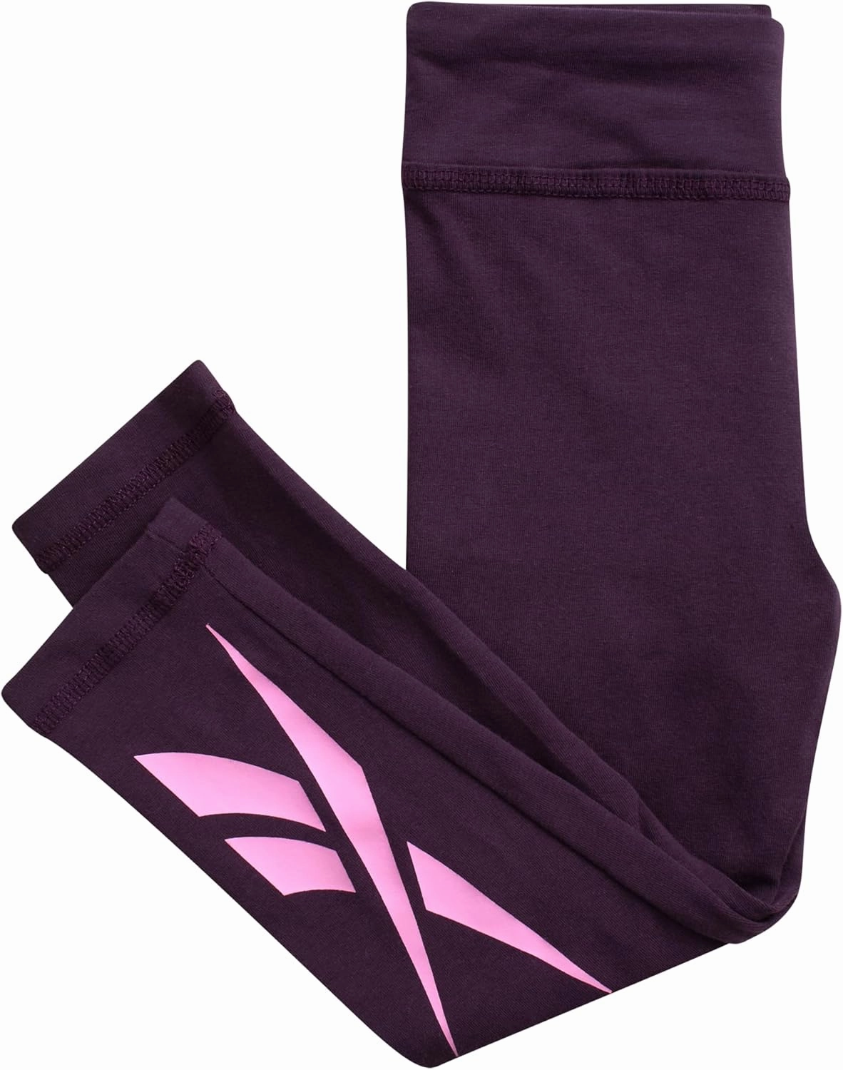 Reebok Baby Girls Pants Set - 2 Piece Cozy Fleece Crewneck Sweatshirt and Girls Leggings for Toddlers and Little Kids (2T-6X)