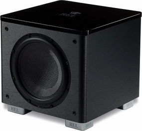 REL HT/1003 MKII 10-Inch Powered Subwoofer – Compact Design with Class D Amplifier for Deep Bass in Home Theater, Stereo Systems, and Surround Sound – Line Grained Black Finish