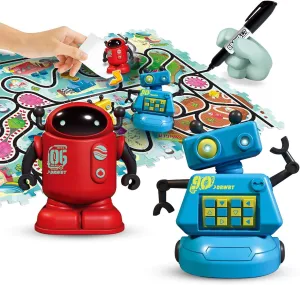 REMOKING Magic Inductive Robot Toys，Creative Track Puzzle Race Game，Learning and Educational Toys for Boys & Girls 3 Years and Up，Party and Birthday Gifts