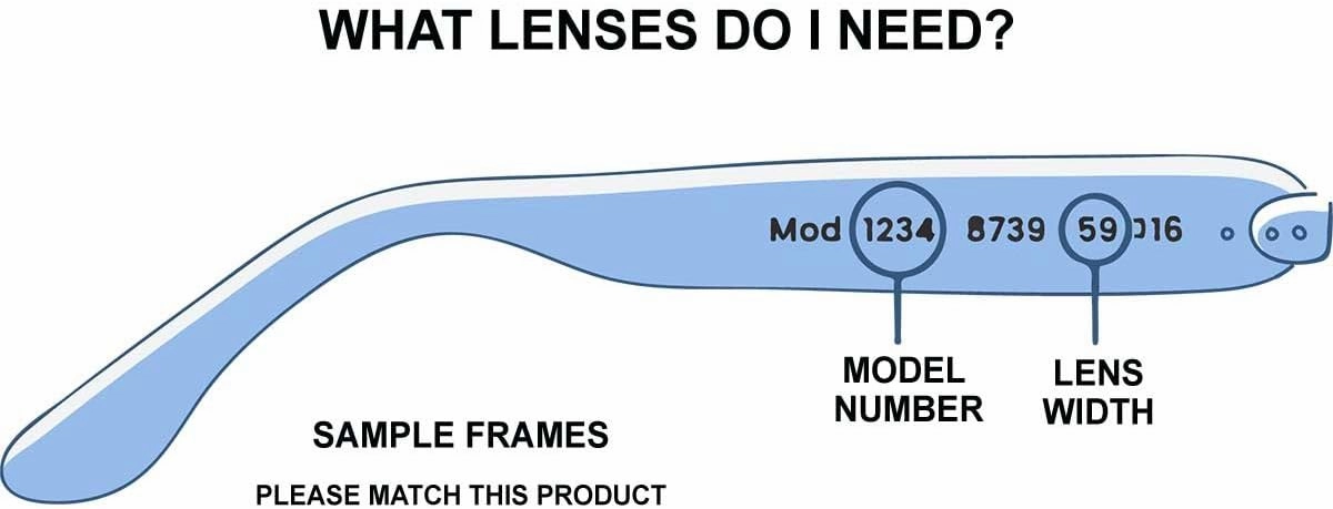 Replacement Sunglass Lenses Compatible for Julbo Cube 59mm