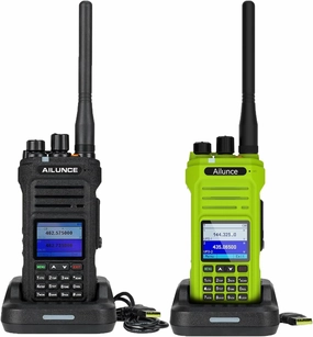 Retevis Ailunce HA1G GMRS Handheld Radio, GMRS Radio with Cable, IP67 Waterproof, NOAA, 2800mAh, Repeater Capable, Long Range Two Way Radio with USB-C Charging