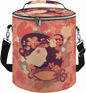 Reusable Cooler Bags, Women's Day Greeting Card Printed Camping Cooler Bags,Multi-Purpose Cooler Bags,Cooler Bags for Adults