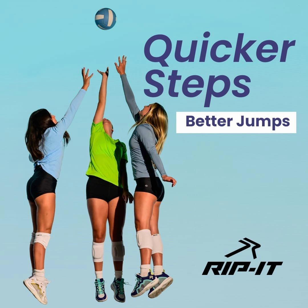 RIP-IT Women’s Future Court Volleyball Shoes, VERT Certified, Go Half Size Up
