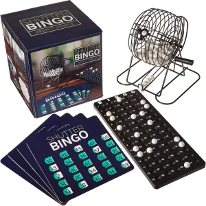 Royal Bingo Supplies Bingo Game Set for Adults, Seniors & Family - Bingo Balls with Cage and Bingo Cards with Sliding Windows - Shutter Card Roller Cage Set
