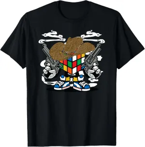 Rubik Rubix Rubics Magic Cube Puzzle Solvers Players Graphic T-Shirt