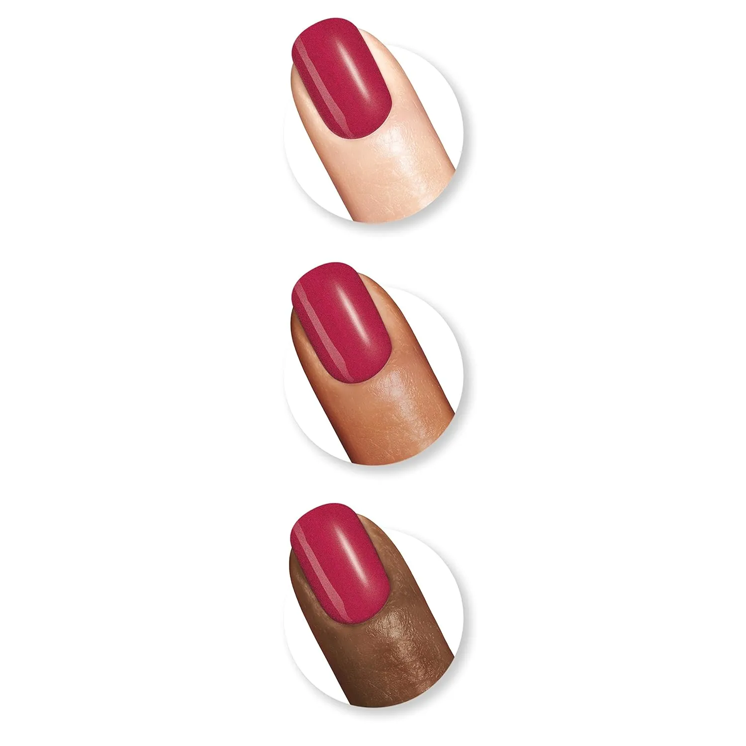 Sally Hansen Miracle Gel™, Bordeaux Glow and Shiny Top Coat Duo, Long Lasting, Gel-Like Formula, No UV Lamp Needed, Nail Polish Duo